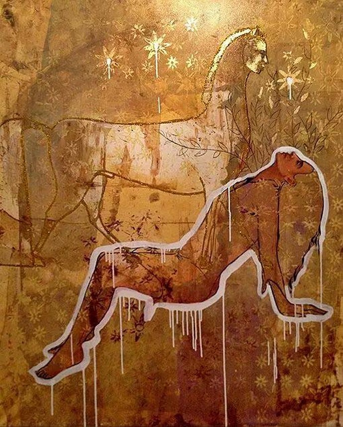 Painting by Reda Abdel Rahman