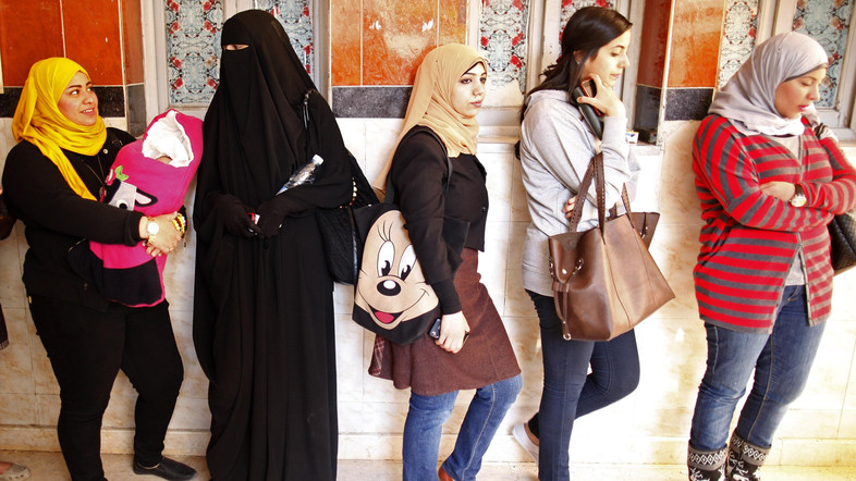 Hijab, Leggings, and Long-sleeves Won't Hinder Egyptian Beach