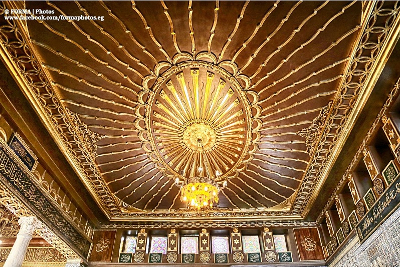 Another ceiling inside the Mosque.