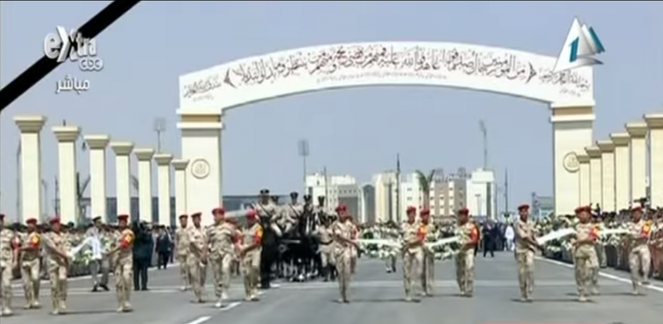 From the military funeral of Hisham Barakat, June 30