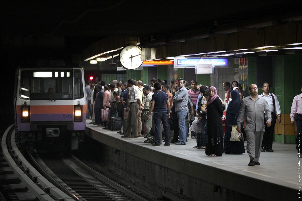 The underground metro is one of Cairo's most popular means of transportation, costing only EGP 1 ($US 0.13) per ride. Credit: Peter Macdiarmid/ Getty Images