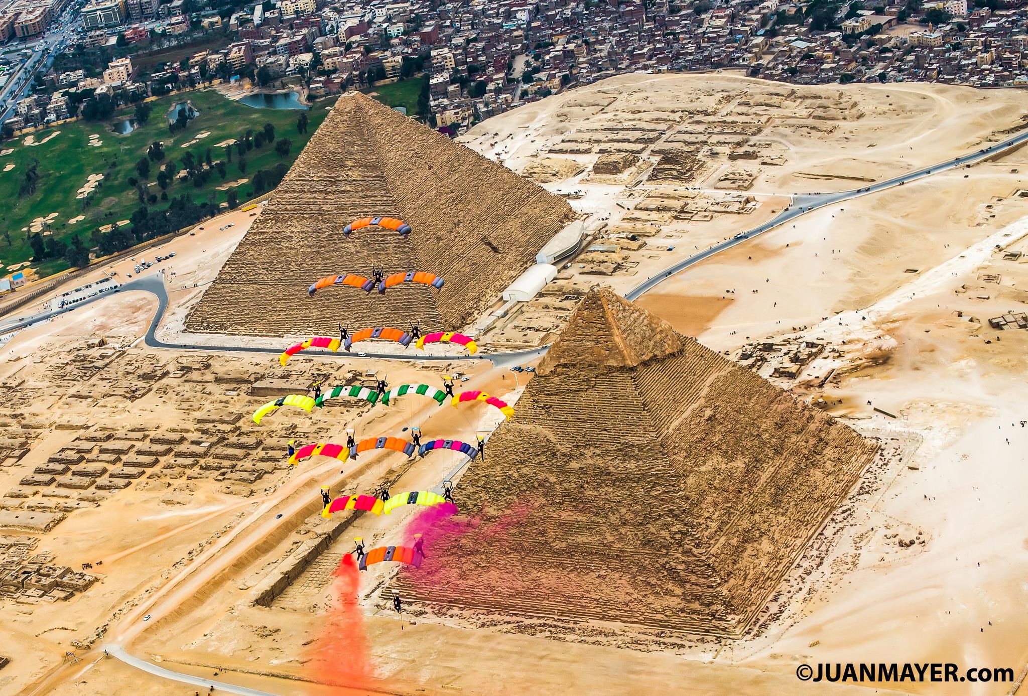 Египетские пирамиды вид сверху
