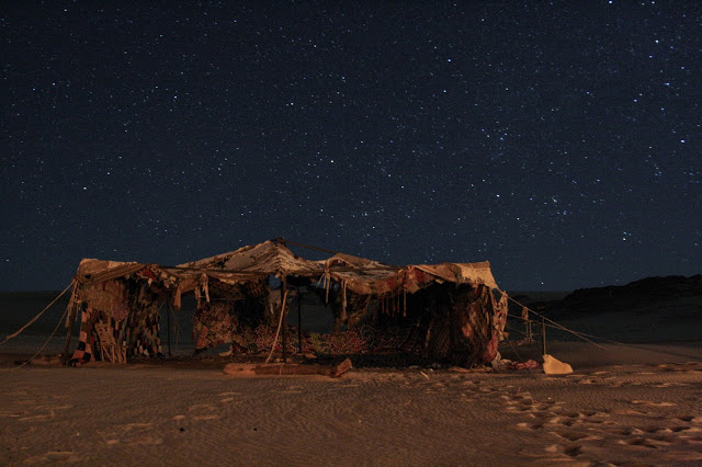 "You belong with them," he told me as I marveled at the beauty of the starry sky. Credit: Enas El Masry