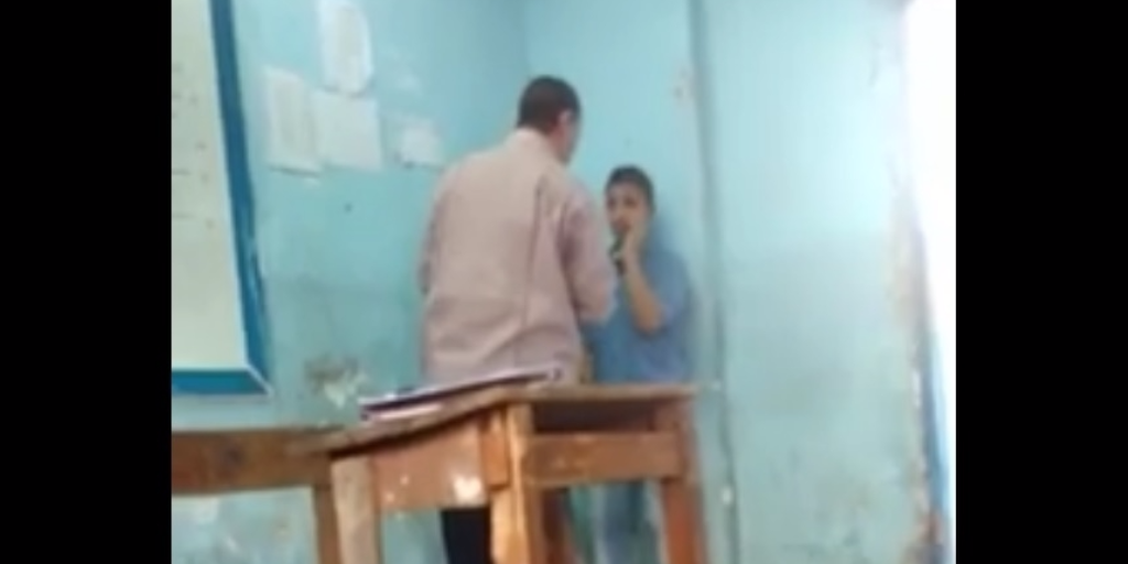 Egyptian Teacher Caught Abusing, Insulting Student in Classroom