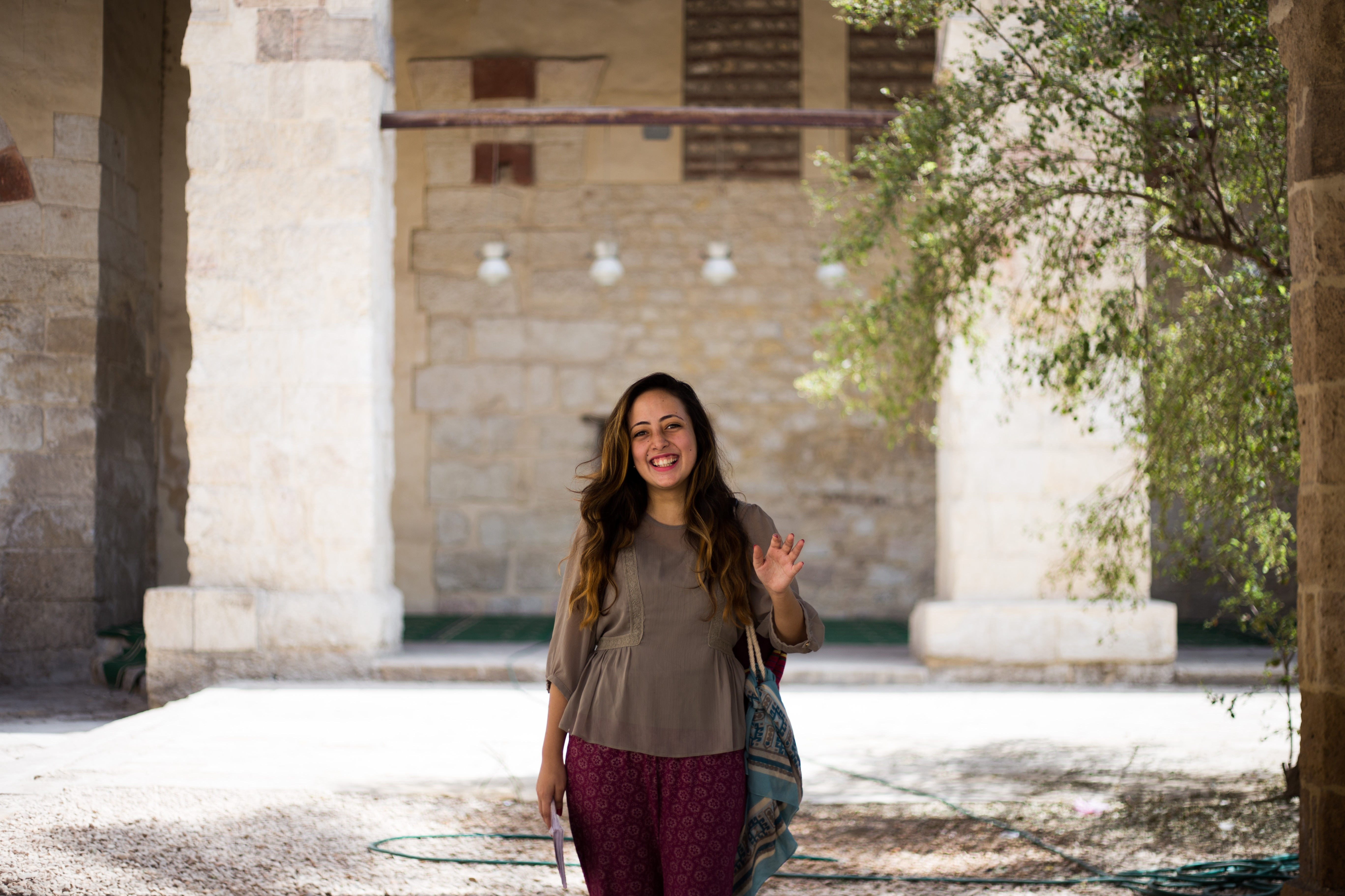 Esraa Farouk, 23. Photo: Belal Darder