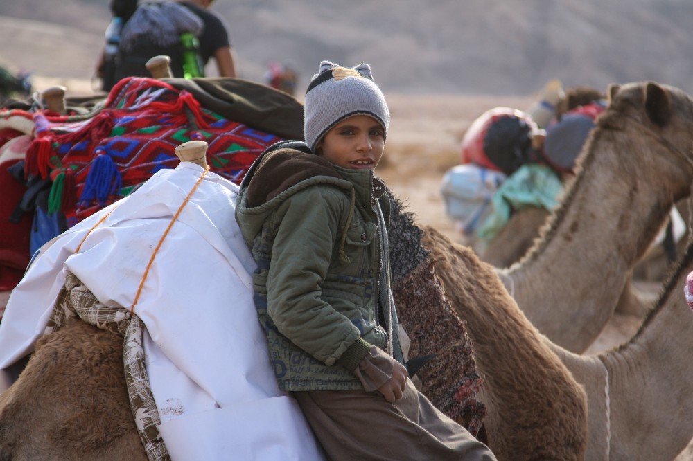 Badr, a child from the Mezeina tribe which inhabits parts of South Sinai. Credit: Enas El Masry