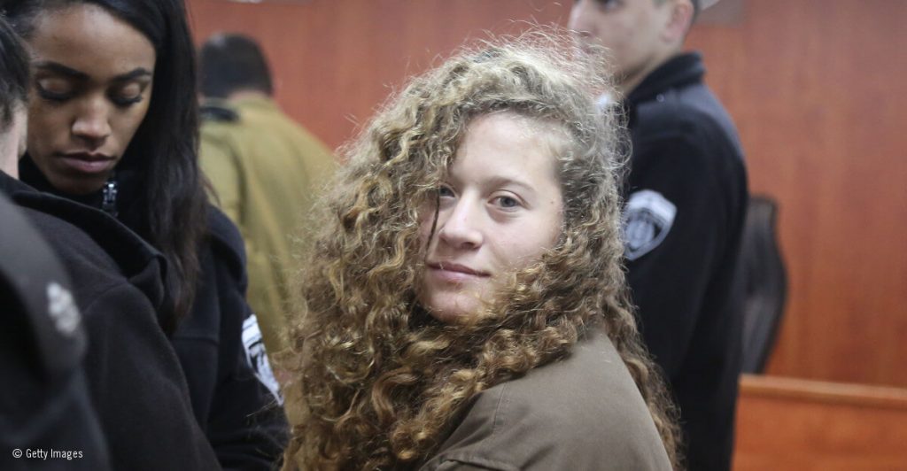 Palestinian ‘Slap Video’ Teen Protester Ahed Tamimi Freed | Egyptian ...