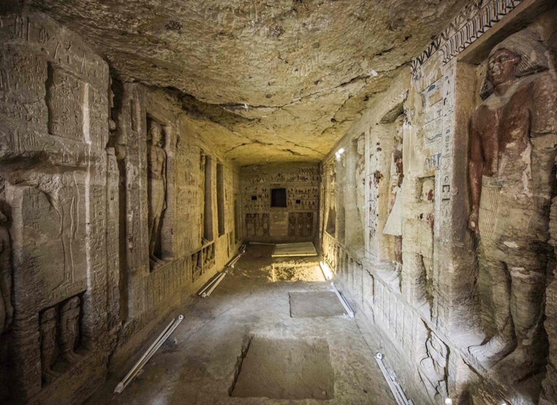 Egypt Unveils “One of A Kind” Ancient Tomb in Saqqara | Egyptian Streets