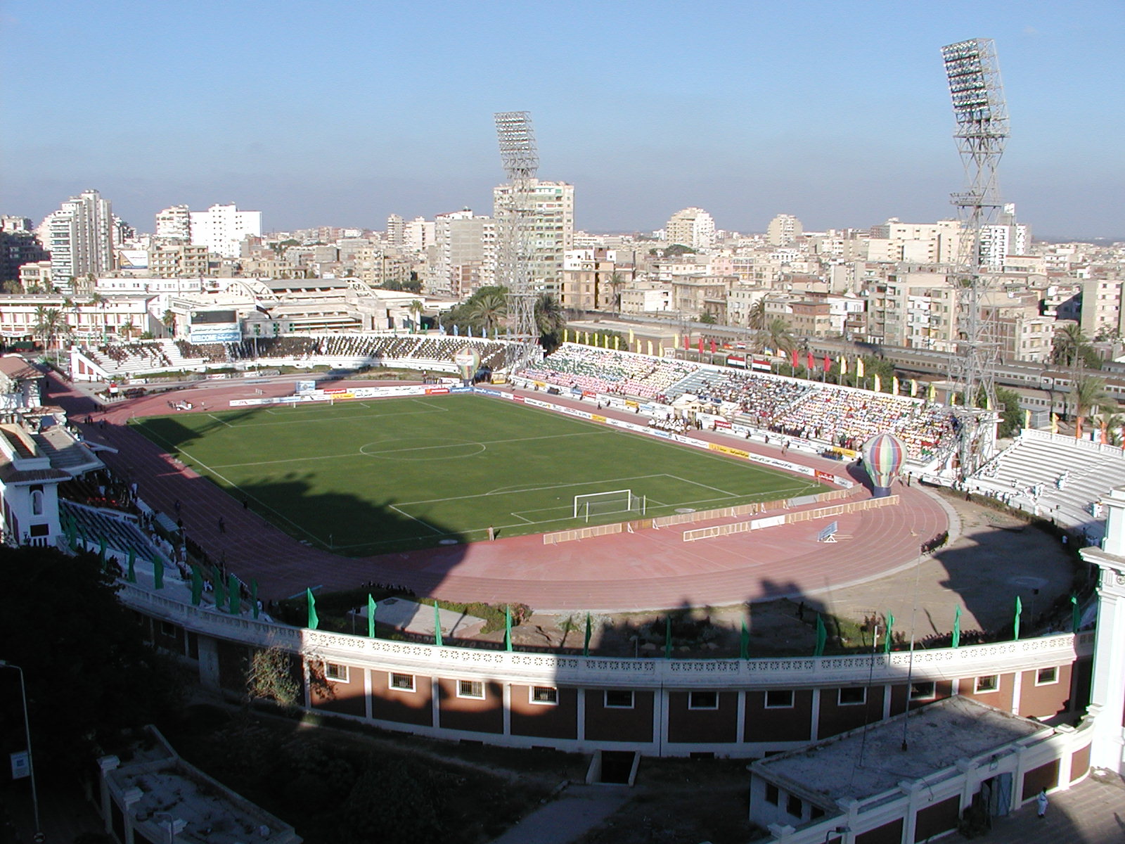 Egypt's famous soccer stadiums' attire