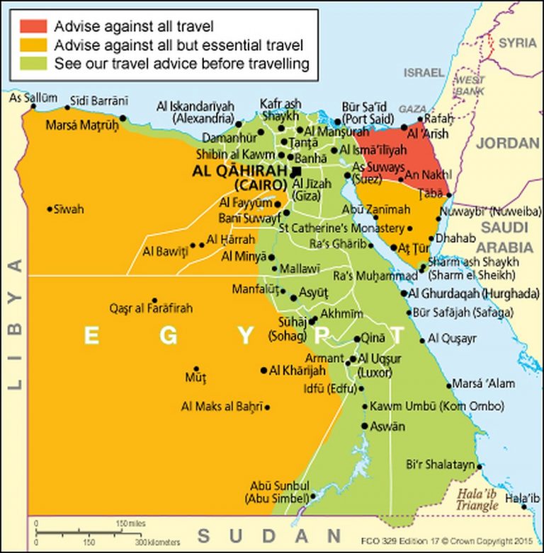 egypt travel advisory 2023