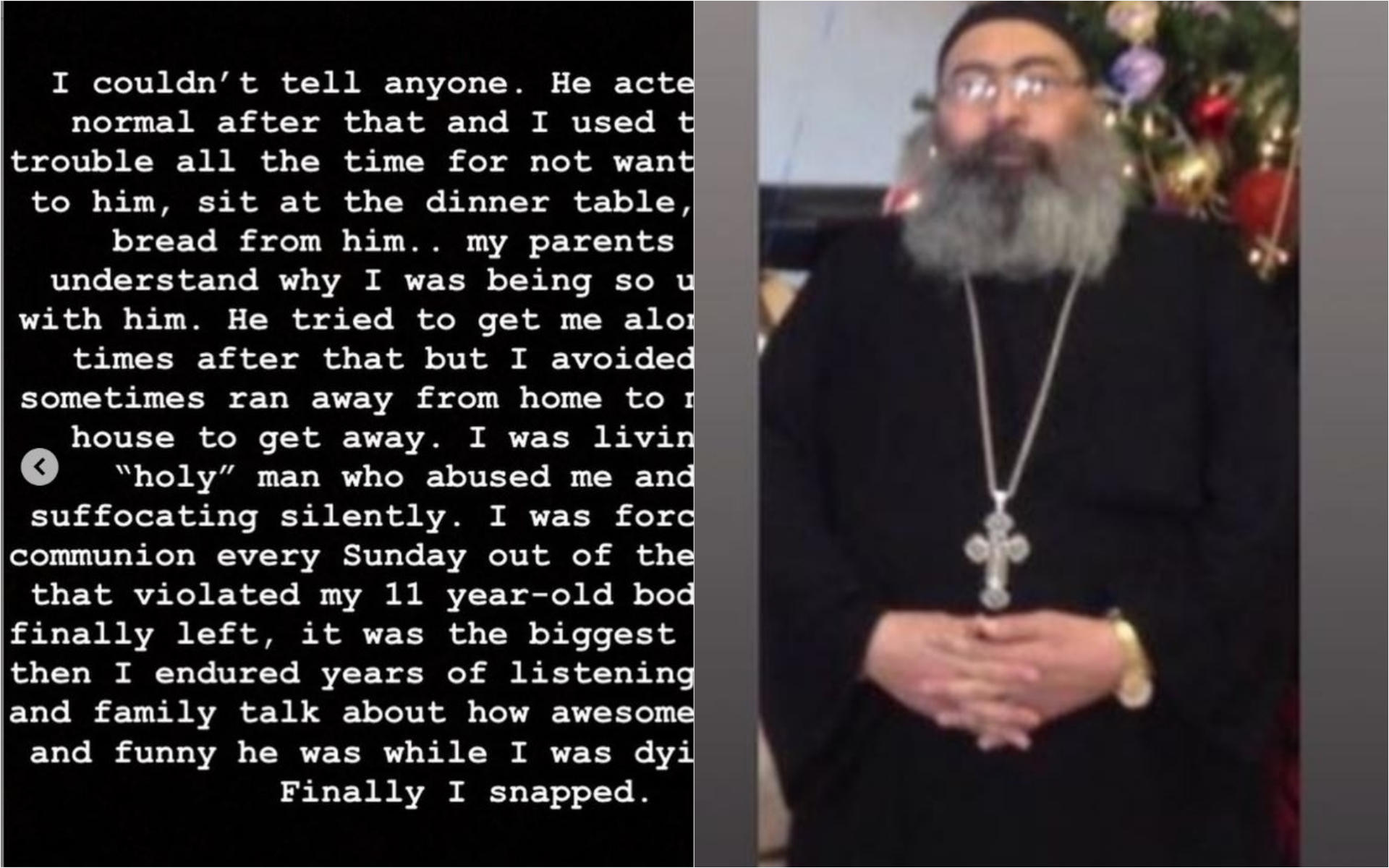 Egyptian Coptic Priest Defrocked Following Allegations of Sexual Abuse, Paedophilia Egyptian Streets pic