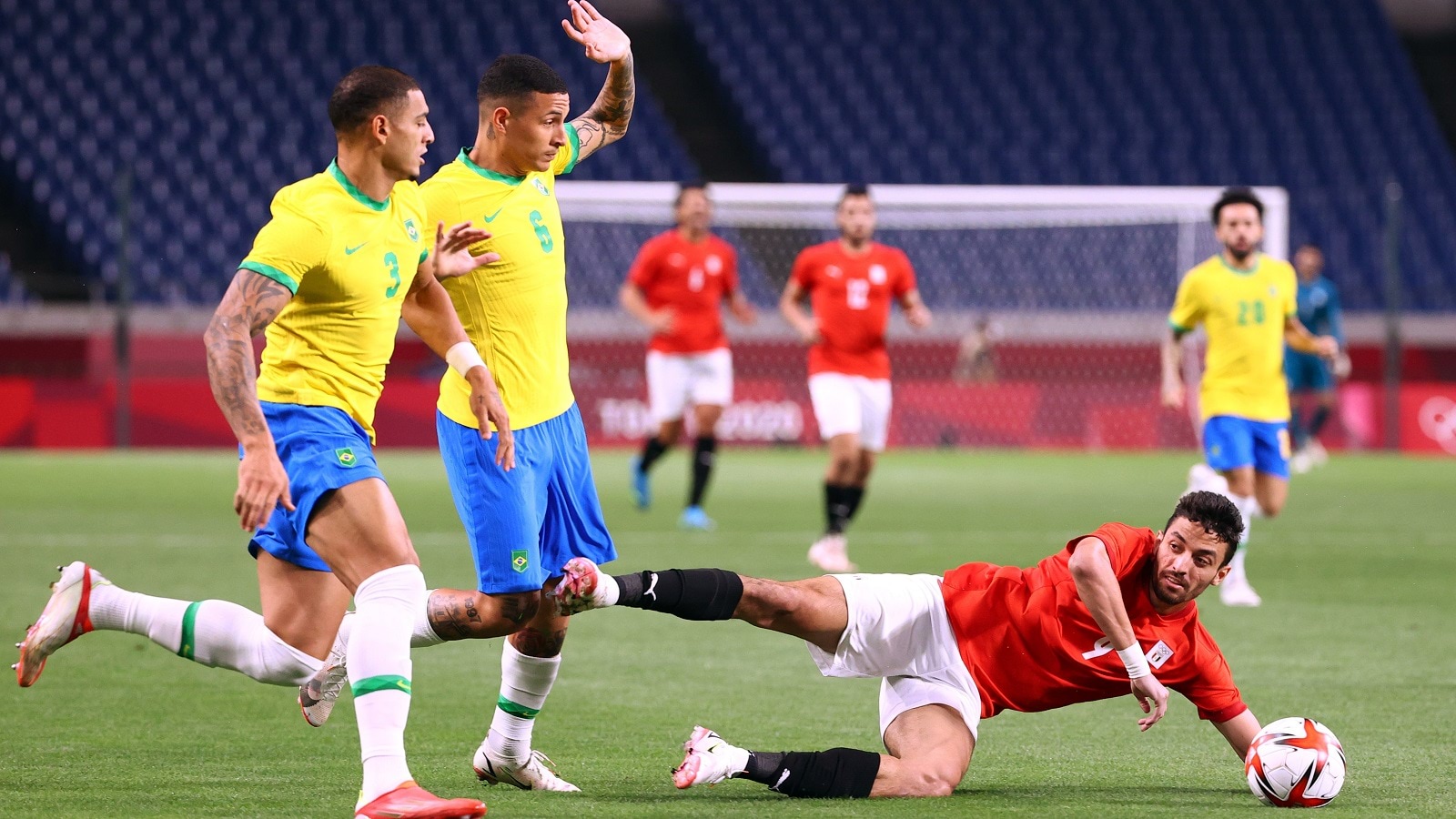 Tokyo, Japan. 31st July, 2021. T'QUIO, TO - 31.07.2021: TOKYO 2020 OLYMPIAD  TOKYO - Paulinho do Brasil during the soccer game between Brazil and Egypt  at the Tokyo 2020 Olympic Games held