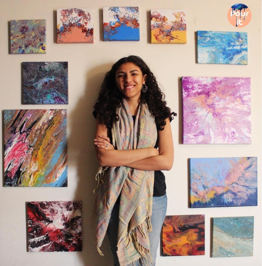 Pour it: An Egyptian Artist's Blend of Art and Fashion