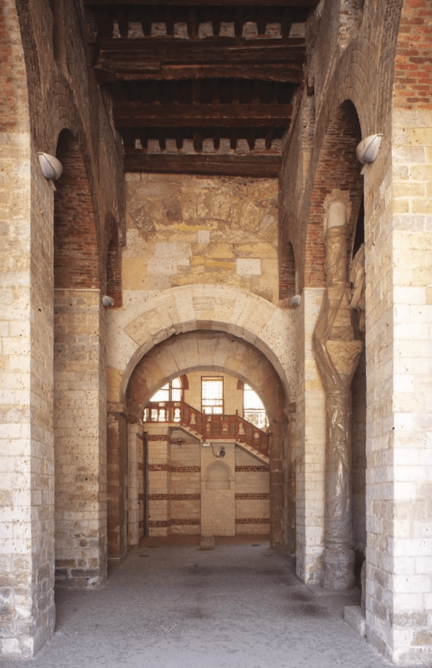 Ruins of the wall of Fortress of Babylon next to Coptic Museum in old  Cairo, Egypt Stock Photo - Alamy