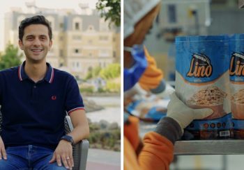 Ahmed Shalaby is one of the founders of 4A Nutrition and their brand Lino Oats. Photo credit: Egyptian Streets