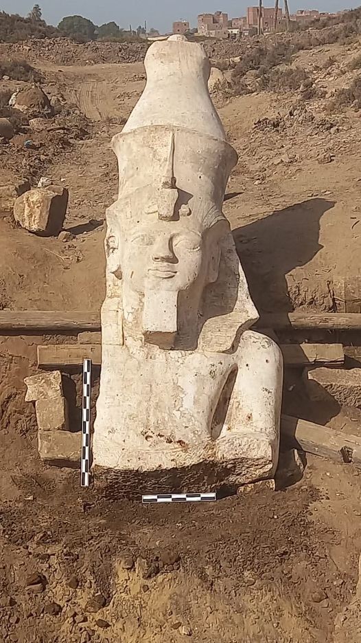 Missing Top Half of Ramses II Statue Found By Archaeologists in Egypt