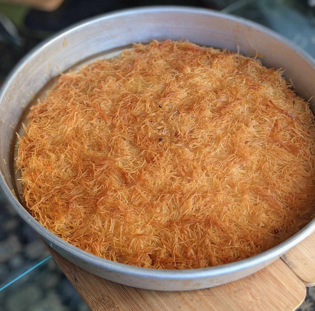 This is the Ultimate Homemade Konafa Recipe | Egyptian Streets