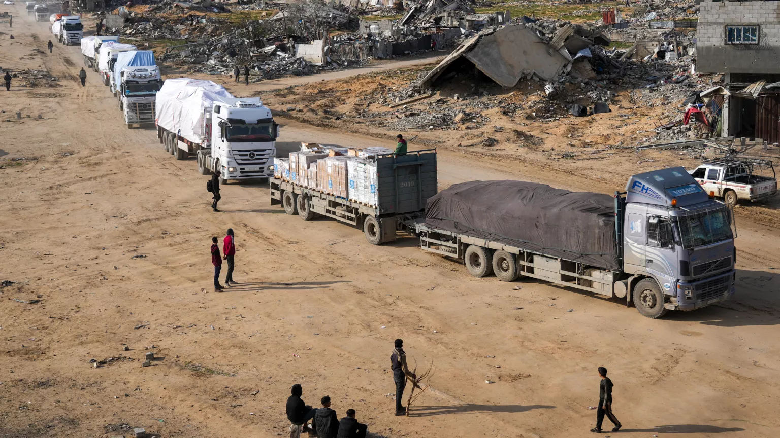 Aid Trucks Enter Gaza After Two Months-Long Blockade