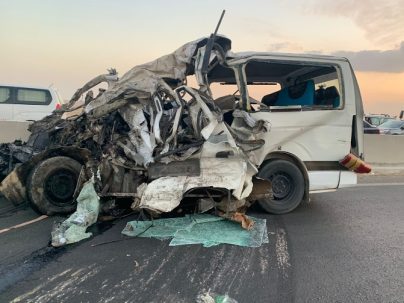 Road accident in Menoufia Egypt.