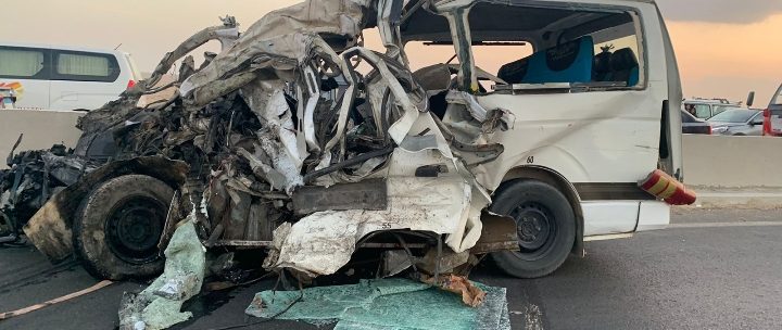 Road accident in Menoufia Egypt.