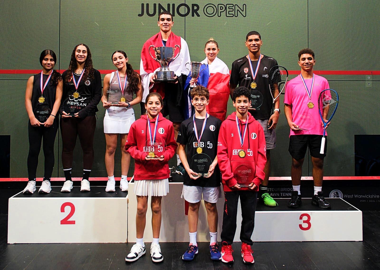 Egypt Dominates at The British Junior Open Squash Championship