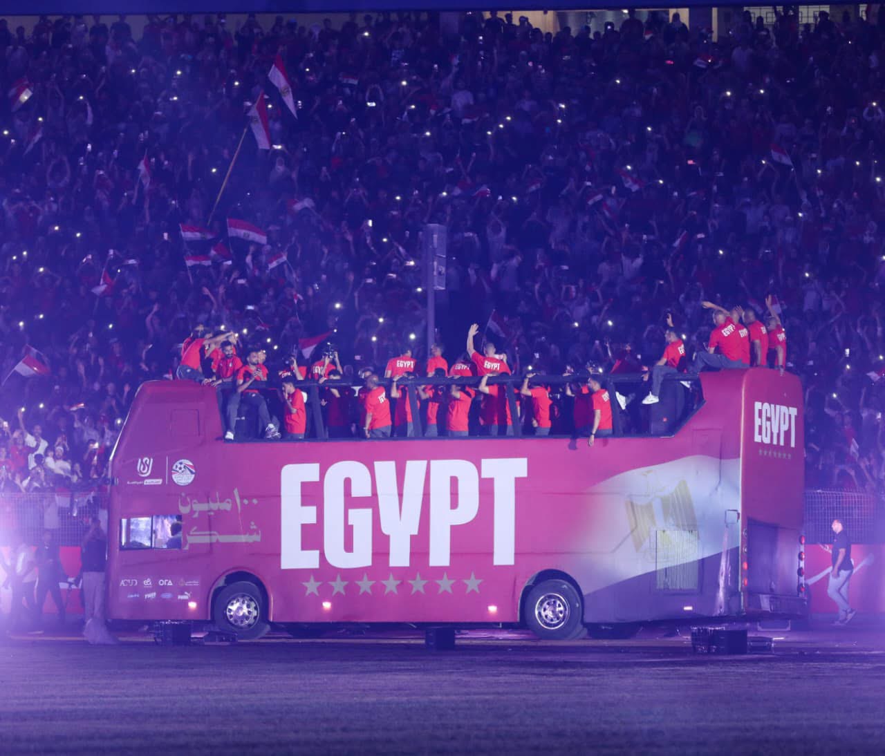Egypt Celebrates the Pharaohs After World Cup Breakthrough at Cairo International Stadium Egypt Celebrates the Pharaohs After World Cup Breakthrough at Cairo International Stadium